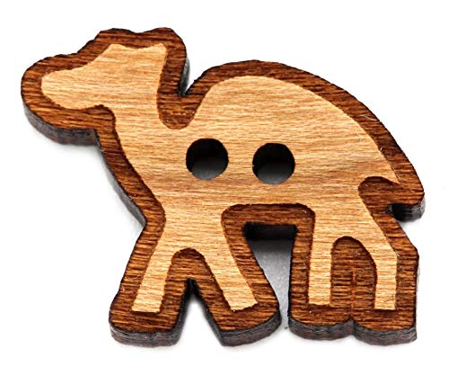 NaturSchatulle Holzknöpfe Motiv Dromedar | 5 Stück Kirsche 2 Loch Knöpfe Holz DIY Basteln Nähen Schmuckherstellung Annähen Kinderknöpfe NaturSchatulle Holzknöpfe Motiv Dromedar | 5 Stück Kirsche 2 Loch Knöpfe Holz DIY Basteln Nähen Schmuckherstellung Annähen Kinderknöpfe von NaturSchatulle