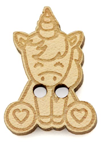 NaturSchatulle Holzknöpfe Motiv Einhorn | 5 Stück Ahorn 2 Loch Knöpfe Holz DIY Basteln Nähen Schmuckherstellung Annähen Kinderknöpfe NaturSchatulle Holzknöpfe Motiv Einhorn | 5 Stück Ahorn 2 Loch Knöpfe Holz DIY Basteln Nähen Schmuckherstellung Annähen Kinderknöpfe von NaturSchatulle