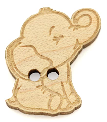 NaturSchatulle Holzknöpfe Motiv Elefant | 5 Stück Ahorn 2 Loch Knöpfe Holz DIY Basteln Nähen Schmuckherstellung Annähen Kinderknöpfe NaturSchatulle Holzknöpfe Motiv Elefant | 5 Stück Ahorn 2 Loch Knöpfe Holz DIY Basteln Nähen Schmuckherstellung Annähen Kinderknöpfe von NaturSchatulle