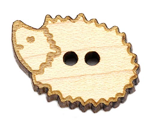 NaturSchatulle Holzknöpfe Motiv Igel | 5 Stück Ahorn 2 Loch Knöpfe Holz DIY Basteln Nähen Schmuckherstellung Annähen Kinderknöpfe NaturSchatulle Holzknöpfe Motiv Igel | 5 Stück Ahorn 2 Loch Knöpfe Holz DIY Basteln Nähen Schmuckherstellung Annähen Kinderknöpfe von NaturSchatulle