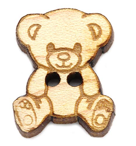 NaturSchatulle Holzknöpfe Motiv Teddybär | 5 Stück Ahorn 2 Loch Knöpfe Holz DIY Basteln Nähen Schmuckherstellung Annähen Kinderknöpfe NaturSchatulle Holzknöpfe Motiv Teddybär | 5 Stück Ahorn 2 Loch Knöpfe Holz DIY Basteln Nähen Schmuckherstellung Annähen Kinderknöpfe von NaturSchatulle