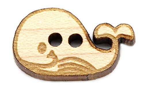 NaturSchatulle Holzknöpfe Motiv Wal | 5 Stück Ahorn 2 Loch Knöpfe Holz DIY Basteln Nähen Schmuckherstellung Annähen Kinderknöpfe NaturSchatulle Holzknöpfe Motiv Wal | 5 Stück Ahorn 2 Loch Knöpfe Holz DIY Basteln Nähen Schmuckherstellung Annähen Kinderknöpfe von NaturSchatulle