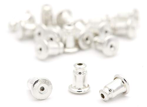 NaturSchatulle Ohrstecker Verschluss 100% Sterling Silber 925 I 10 Paar I Ohrstopper Basteln Selber Machen Pousetten Schmuckherstellung Ohrmutter NaturSchatulle Ohrstecker Verschluss 100% Sterling Silber 925 I 10 Paar I Ohrstopper Basteln Selber Machen Pousetten Schmuckherstellung Ohrmutter von NaturSchatulle