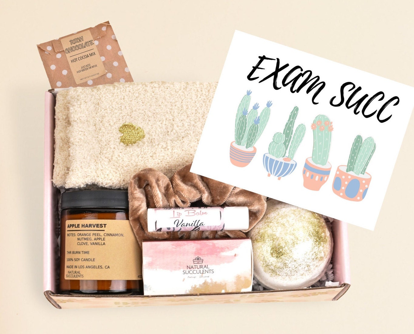 Final Exams Gift Box - Exam Care Paket Geschenk Für Studenten College Geschenkideen Good Luck On Exams Season Finals Midterms | xad8 von NaturalSucculents