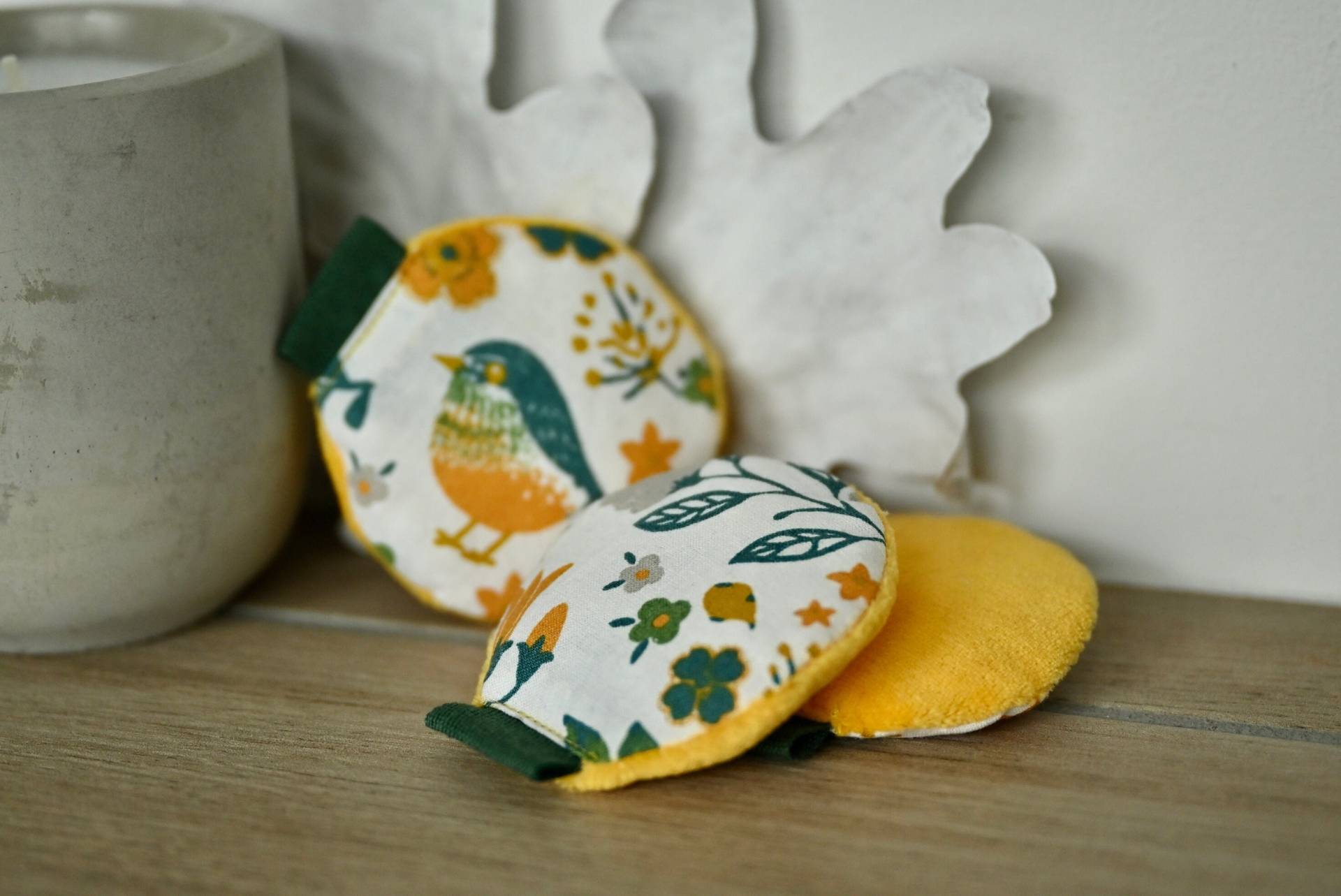 Abschminkpad Set // Bauschig & Saugfähig Blumenmuster Z.t. Mit Vogel Abschminkpad Set // Bauschig & Saugfähig Blumenmuster Z.t. Mit Vogel von NaturePledge