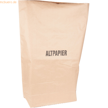 NatureStar Papiermüllsäcke Bio 80 Liter 2-lagig 'Altpapier' 550x850x20 von NatureStar