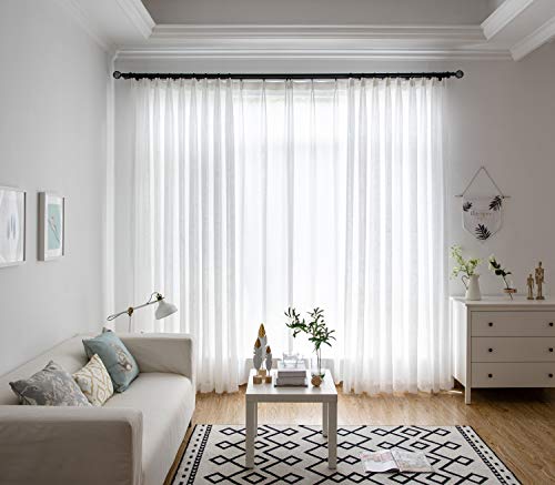 Naturer Gardinen Transparent mit Kräuselband Weiss 245x140 Voile Vorhang Kreuzmuster Baumwollgarn Muster Schlaufenschal Ösenschals Fensterschal Wohnzimmer Schlafzimmer Naturer Gardinen Transparent mit Kräuselband Weiss 245x140 Voile Vorhang Kreuzmuster Baumwollgarn Muster Schlaufenschal Ösenschals Fensterschal Wohnzimmer Schlafzimmer von Naturer