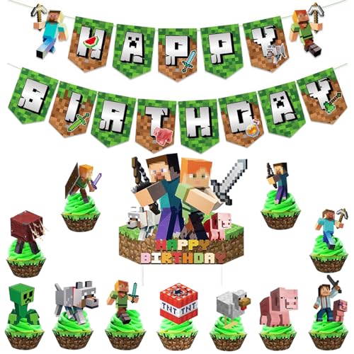 Kinder Geburtstag Party Set, Fotohintergrund, Deko, Birthday Decorations, Tortendeko Cake Topper,New-wda Kinder Geburtstag Party Set, Fotohintergrund, Deko, Birthday Decorations, Tortendeko Cake Topper,New-wda von Natures Freefit
