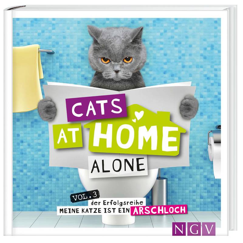 Cats At Home Alone - Das Geschenkbuch Für Katzenliebhaber - Klaus Bunte, Gebunden von Naumann & Göbel