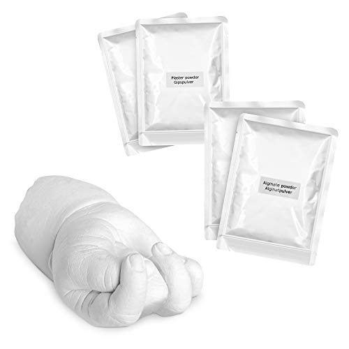 Navaris 3D Abformset Gips Füße Hände - Gipsabdruck Set Baby Abdruck Fuß Hand - Handabdruck Fußabdruck - Abformmasse pH-neutral hautverträglich Navaris 3D Abformset Gips Füße Hände - Gipsabdruck Set Baby Abdruck Fuß Hand - Handabdruck Fußabdruck - Abformmasse pH-neutral hautverträglich von Navaris