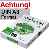 NAVIGATOR Kopierpapier Eco-Logical DIN A3 75 g/qm 500 Blatt von Navigator