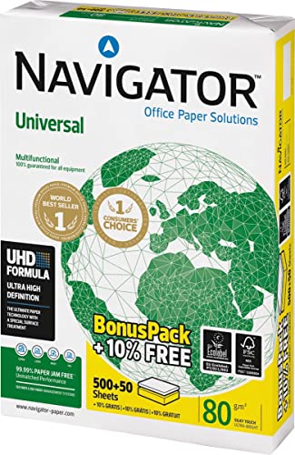 Universal Navigator A4-Papier 80 g [Packung mit 550] Ref COP080C1550 von Navigator