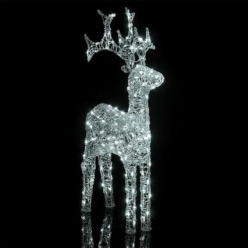 Naviluz Weihnachten Rentier Lichter kaltes Licht, innen und außen, Niederspannung 105cm Naviluz Weihnachten Rentier Lichter kaltes Licht, innen und außen, Niederspannung 105cm von Naviluz