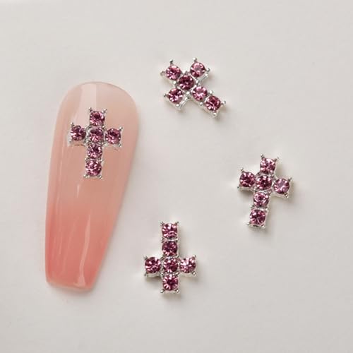 10 Stück/Set 3D-Kreuz-Nagel-Legierung, Kreuz für Nagelkreuz, Nagel-Edelsteine, Acryl, Nagelkunst-Dekorationen, Zubehör, Legierung, Strasssteine 10 Stück/Set 3D-Kreuz-Nagel-Legierung, Kreuz für Nagelkreuz, Nagel-Edelsteine, Acryl, Nagelkunst-Dekorationen, Zubehör, Legierung, Strasssteine von Navna