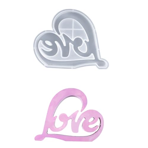 3D-Buchstaben-Epoxidharz-Formen, Silikonformen für Liebes-, Heim-, Familienprojekte und personalisierte Dekorationen von Navna