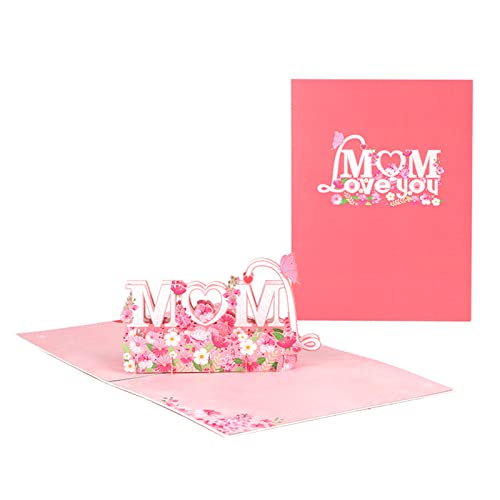 3D-Grußkarte zum Muttertag, Liebe, Mutter, Party, Nachricht, Karten für Großmutter, Frauen, Festivalkarte, Dekoration, Muttertagskarte von Navna