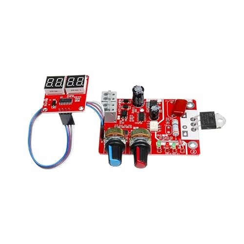 40/100 A NY-D01 Punktschweißgerät-Steuerplatine, digitales Schweißer-Controller-Panel, zum Einstellen von Zeit und Strom, DIY-Strom- und Zeiteinstellungen, Anzeige von Navna