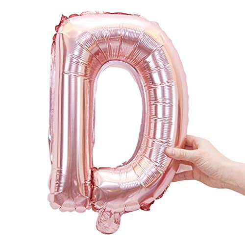 40,6 cm großer Einzelbuchstaben-Ballon, leuchtend, Folienballons, Babyparty, Hochzeit, Geburtstag, Party, Dekoration, Buchstabenballon von Navna