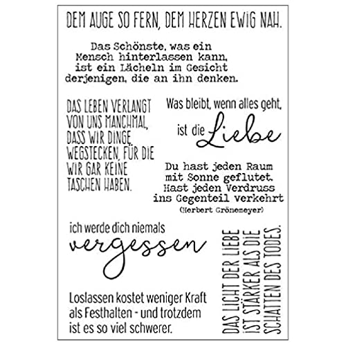 Deutscher Silikon Clear Stamp Wörter Buchstaben Hintergrund Transparent Siegel Stempel für DIY Journaling Planer Verzierungen Silikon Stempel Set von Navna