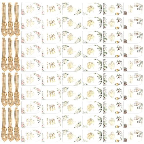 Elegante Ramadans-Karten Eid-Geschenketiketten für Partyzubehör und Heimdekorationen, 60 Stück von Navna