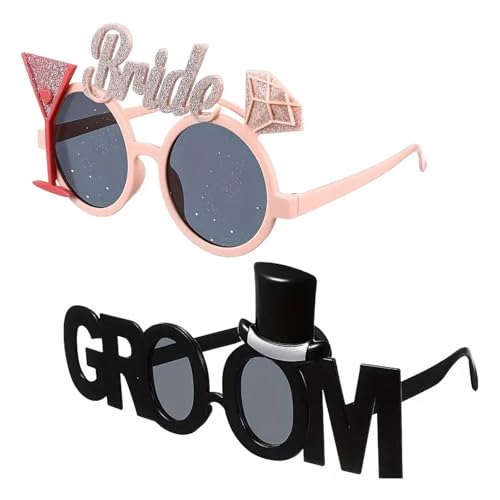 Navna Kreative Hochzeitsfeier, lustige Brille für Brautparty, Empfang, Junggesellinnenabschied, Zubehör, interaktive Hochzeitsbrille Navna Kreative Hochzeitsfeier, lustige Brille für Brautparty, Empfang, Junggesellinnenabschied, Zubehör, interaktive Hochzeitsbrille von Navna