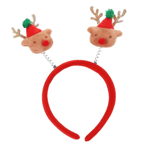 Navna Lustiges und festliches LED-Haar-Accessoire für Weihnachten und Feiertage, Einheitsgröße, federnde Weihnachtsmütze und Weihnachtsbaum-Designs) von Navna