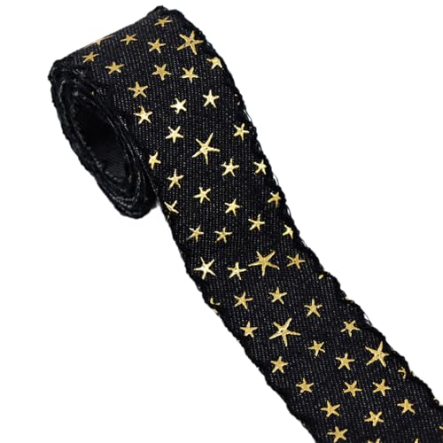 Retro Denims Band mit Stern für kreative Projekte Kleidung Dekoration Retro Blue Denims Trim Einzigartiger Stern von Navna
