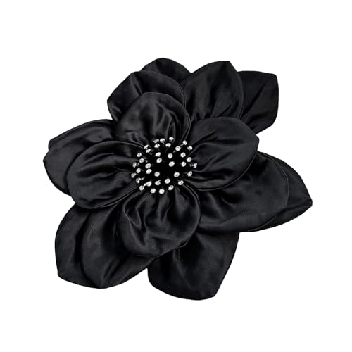 Satinierte 3D-Blumen-Applikation für Handarbeitsprojekte, Bühne, Kostüm, Bekleidungszubehör von Navna