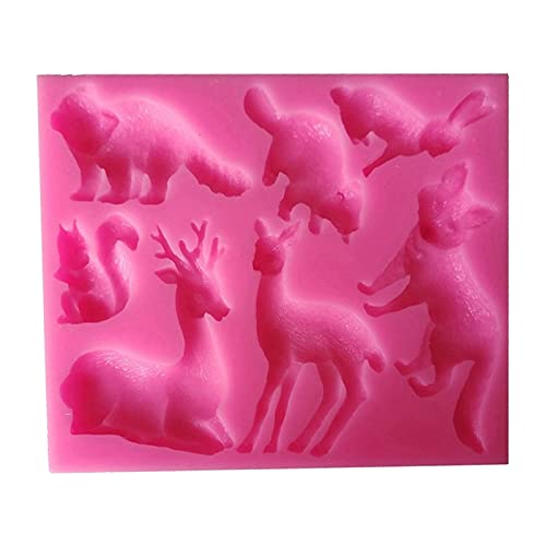 Silikonform für Schokolade, Süßigkeiten, Zucker, Handwerk, Waldtiere, Hirsch, Kuchendekoration, Werkzeug, Kunst, Seife, Küche, Gießform Silikonform für Schokolade, Süßigkeiten, Zucker, Handwerk, Waldtiere, Hirsch, Kuchendekoration, Werkzeug, Kunst, Seife, Küche, Gießform von Navna