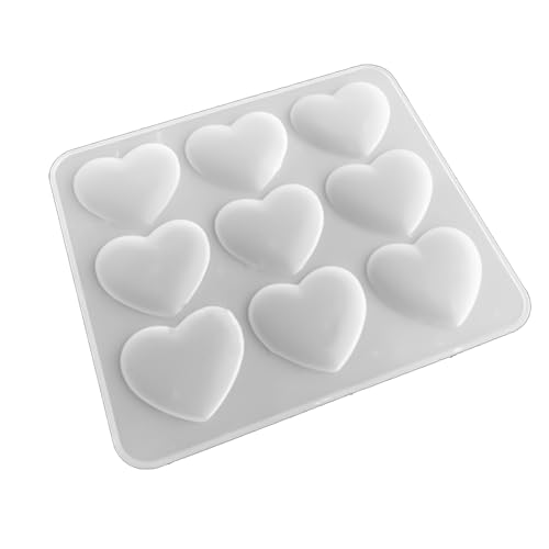 Navna Silikonform zum Basteln, Herzform, 3D-Guss, handgefertigte Dekorationen, Bastelbedarf, 3D-Seifenform für Seife, Kuchenform, Handarbeit, Kuchen, Schokolade, Backen Navna Silikonform zum Basteln, Herzform, 3D-Guss, handgefertigte Dekorationen, Bastelbedarf, 3D-Seifenform für Seife, Kuchenform, Handarbeit, Kuchen, Schokolade, Backen von Navna
