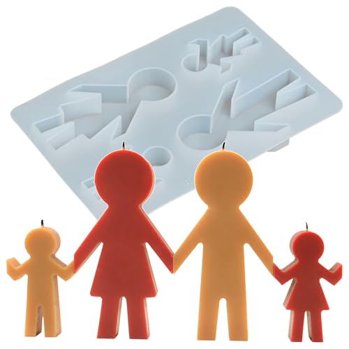 Silikonformen für Seife, Heimdekoration, einfach zu entformen, Epoxidharz-Silikonformen, 4 Stück Silikonformen für Seife, Heimdekoration, einfach zu entformen, Epoxidharz-Silikonformen, 4 Stück von Navna