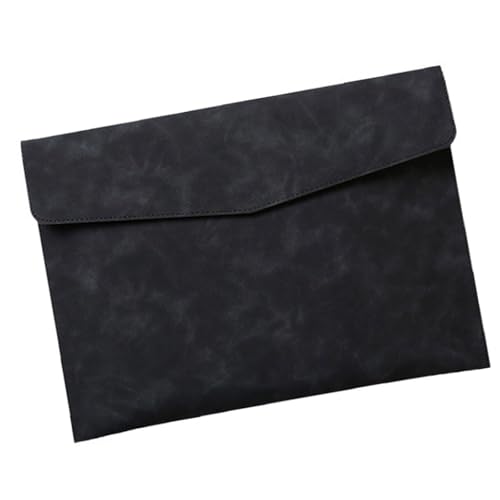 Wasserabweisender PU-Leder-Ordner, Dokumenten-Organizer, Aufbewahrungsbox, Verschluss, 100 Blatt Kapazität, für Schule, Büro, Geschäft, Datei-Organizer Wasserabweisender PU-Leder-Ordner, Dokumenten-Organizer, Aufbewahrungsbox, Verschluss, 100 Blatt Kapazität, für Schule, Büro, Geschäft, Datei-Organizer von Navna