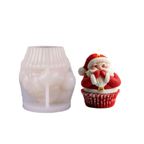 Weihnachts-Silikonformen, Weihnachtsmann-Formen, Epoxidharz-Formen, Kuchendekoration, Werkzeug, Weihnachtsmann-Guss, duftende Weihnachts-Silikonformen Weihnachts-Silikonformen, Weihnachtsmann-Formen, Epoxidharz-Formen, Kuchendekoration, Werkzeug, Weihnachtsmann-Guss, duftende Weihnachts-Silikonformen von Navna