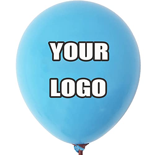 100 Stück Benutzerdefinierte Bedrucken Ballons Latex Werbung Ballon Werbedruck Logo 12-Zoll-Gummiballons für Geburtstagsfeier Hochzeitsdekoration Unternehmen Feier von Nballoon