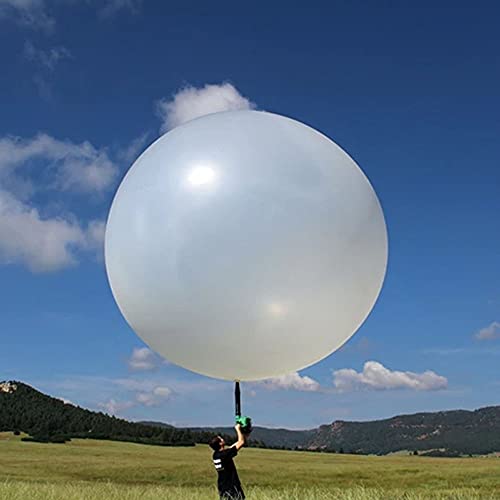 Hwoyee Professionell väderballong för meteorologiska ändamål antennvideo högtid fest dekoration underhållning leksaker enorma ballonger (200 g/300 cm) von Nballoon