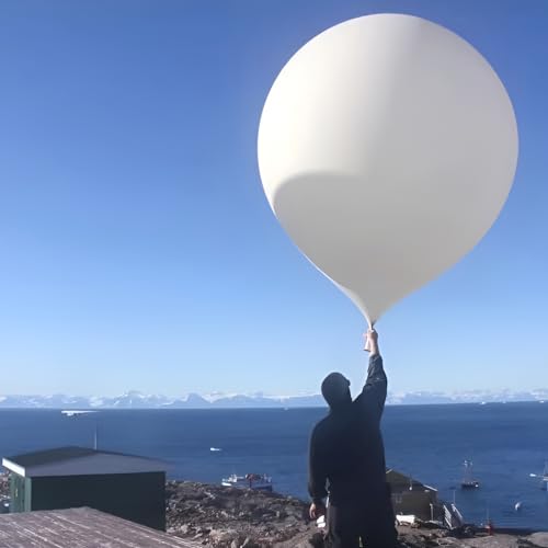 Hwoyee Professioneller Wetterballon für meteorologische Zwecke, Luftvideo, Urlaub, Party, Dekoration, Unterhaltung, Spielzeug, riesige Luftballons (50 g/120 cm) von paxdun