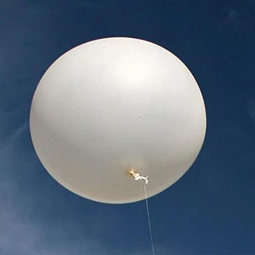 Hwoyee Professioneller Wetterballon für meteorologische Zwecke, Luftvideo, Urlaub, Party, Dekoration, Unterhaltung, Spielzeug, riesige Luftballons (500 g/500 cm) von Nballoon