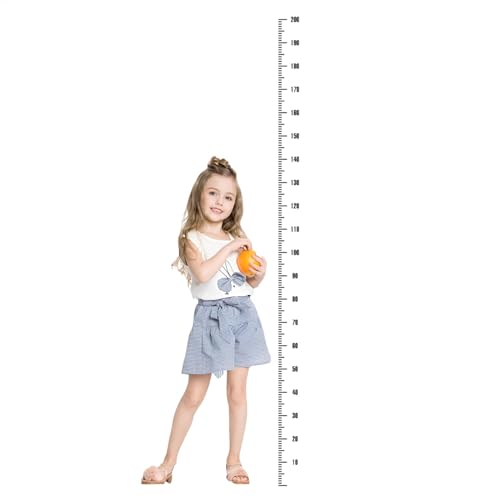 Kinder-Wandaufkleber, Höhenanzeige, Kleberlineal, tragbare Wandaufkleber, Höhenmessung, abnehmbare Wanddekoration, Messlatte, Lineal, Aufkleber für Schlafzimmer, Kindergarten von Nbbwwu