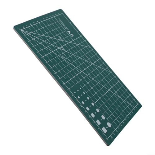 Doppelseitiges Schneidepad für Bastelaktivitäten, starkes und dennoch flexibles Material mit einfachen Wartungsfunktionen (A5, Grün) von NbgrvB