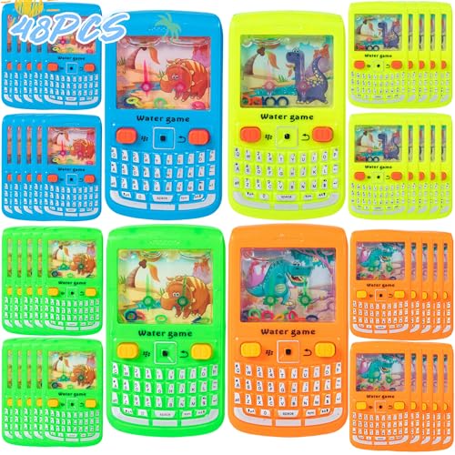 Nbguigdstr 48 Stück Handheld-Wasserspiel, Partygeschenke für Kinder, Taschen-Wasserring-Spiel für Geburtstag, Rückgabe, Geschenktüten, Füller, Klassenzimmerpreise, Pinata-Füllungen, 12,2 cm Nbguigdstr 48 Stück Handheld-Wasserspiel, Partygeschenke für Kinder, Taschen-Wasserring-Spiel für Geburtstag, Rückgabe, Geschenktüten, Füller, Klassenzimmerpreise, Pinata-Füllungen, 12,2 cm von Nbguigdstr