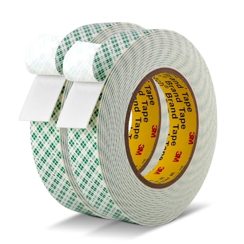 Doppelseitiges Schaumstoff-Klebeband, 3 m x 4,8 m, hergestellt aus hochgeschnittenem 3M-Klebeband mit hoher Temperaturbeständigkeit für Innen- und Außenmontageanwendungen von Ndcadhesive