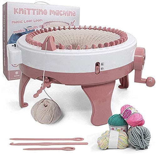 Strickmaschine - 40/48 Nadeln Webmaschine Manuelle Automatische Webstuhl Kit DIY Weben Nähmaschine für Webschals Gewebte Hüte Gewebte Socken Strickmaschine - 40/48 Nadeln Webmaschine Manuelle Automatische Webstuhl Kit DIY Weben Nähmaschine für Webschals Gewebte Hüte Gewebte Socken von Ndier
