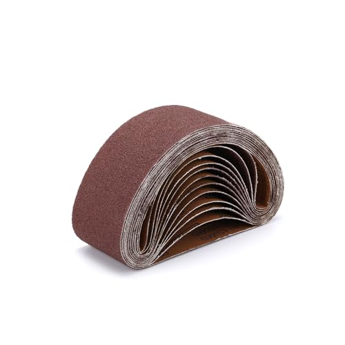 12 Stück Schleifbänder 75 x 457 mm,Korn 60 kunstharzgebunden,Schleifband-Set, Für Druckluft bandschleifer,Polieren Metall,Holz|Fingerschleifer 12 Stück Schleifbänder 75 x 457 mm,Korn 60 kunstharzgebunden,Schleifband-Set, Für Druckluft bandschleifer,Polieren Metall,Holz|Fingerschleifer von Ndjiloik