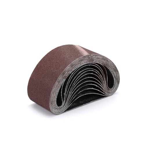12 Stück Schleifbänder 75 x 457 mm,Korn 80 kunstharzgebunden,Schleifband-Set, Für Druckluft bandschleifer,Polieren Metall,Holz|Fingerschleifer 12 Stück Schleifbänder 75 x 457 mm,Korn 80 kunstharzgebunden,Schleifband-Set, Für Druckluft bandschleifer,Polieren Metall,Holz|Fingerschleifer von Ndjiloik