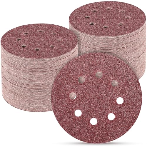 120 Stück Schleifscheiben 125mm Klett Schleifpapier 8 Löcher Rund für Exzenterschleifer,60 Körnung 120 Stück Schleifscheiben 125mm Klett Schleifpapier 8 Löcher Rund für Exzenterschleifer,60 Körnung von Ndjiloik