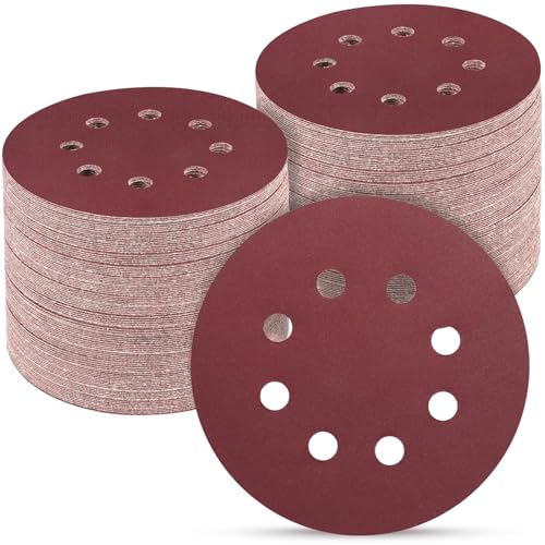 120 Stück Schleifscheiben 125mm Klett Schleifpapier 8 Löcher Rund für Exzenterschleifer,600 Körnung 120 Stück Schleifscheiben 125mm Klett Schleifpapier 8 Löcher Rund für Exzenterschleifer,600 Körnung von Ndjiloik