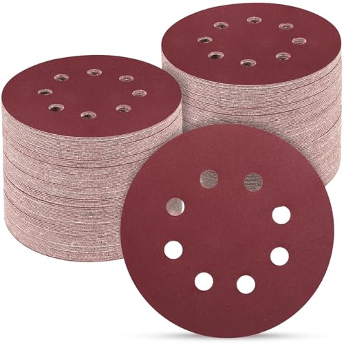 120 Stück Schleifscheiben 125mm Klett Schleifpapier 8 Löcher Rund für Exzenterschleifer,800 Körnung 120 Stück Schleifscheiben 125mm Klett Schleifpapier 8 Löcher Rund für Exzenterschleifer,800 Körnung von Ndjiloik