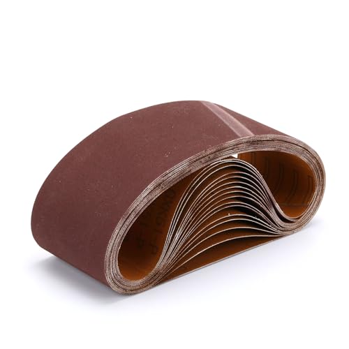 16 Stück Schleifbänder 75 x 457 mm,Korn 320 kunstharzgebunden,Schleifband-Set, Für Druckluft bandschleifer,Polieren Metall,Holz|Fingerschleifer 16 Stück Schleifbänder 75 x 457 mm,Korn 320 kunstharzgebunden,Schleifband-Set, Für Druckluft bandschleifer,Polieren Metall,Holz|Fingerschleifer von Ndjiloik