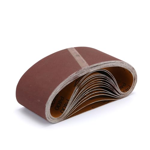 16 Stück Schleifbänder 75 x 457 mm,Korn 400 kunstharzgebunden,Schleifband-Set, Für Druckluft bandschleifer,Polieren Metall,Holz|Fingerschleifer 16 Stück Schleifbänder 75 x 457 mm,Korn 400 kunstharzgebunden,Schleifband-Set, Für Druckluft bandschleifer,Polieren Metall,Holz|Fingerschleifer von Ndjiloik