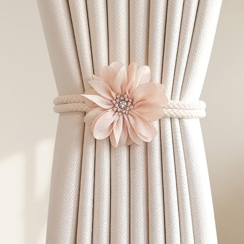 2 Stück Vorhang Raffhalter Gardinenband Blumen Gardinen Seil für Haus Kinderzimmer Deko 2 Stück Vorhang Raffhalter Gardinenband Blumen Gardinen Seil für Haus Kinderzimmer Deko von Ndjiloik
